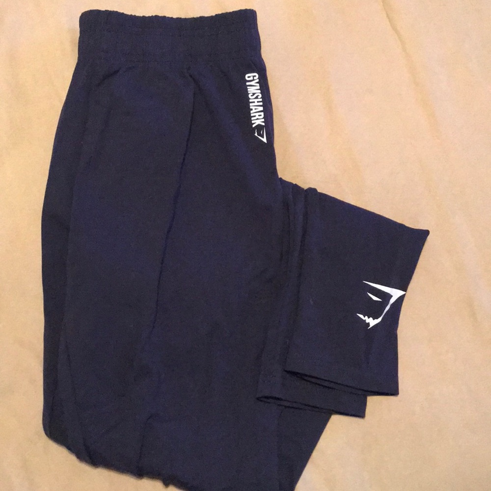 Navy blue Gymshark jersey leggings